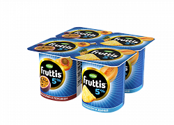 БЗМЖ ЙОГУРТ ФРУТТИС СЛИВ.ЛАКОМ ПЕР/МАР/АН/ДЫН 5% 115ГР