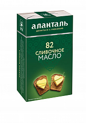 БЗМЖ МАСЛО СЛИВОЧНОЕ АЛАНТАЛЬ № 82,ЖИР  82,5% 180Г