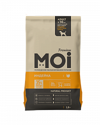 КОРМ СУХОЙ MOI ДЛЯ СОБАК СРЕДНИХ И КРУПНЫХ ПОРОД ИНДЕЙКА 2,8КГ
