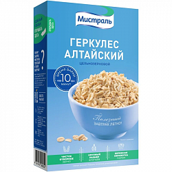 ХЛОПЬЯ ГЕРКУЛЕС АЛТАЙСКИЙ МИСТРАЛЬ 400ГР