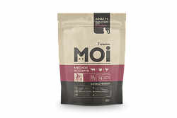 КОРМ СУХОЙ MOI ДЛЯ ВЗРОСЛЫХ КОШЕК МЯСНОЕ АССОРТИ 200ГР