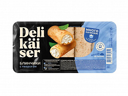БЛИНЧИКИ ДЕЛИКАЙЗЕР С ТВОРОГОМ 420ГР