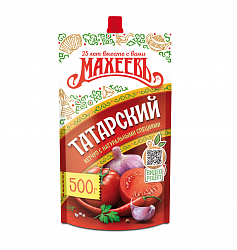КЕТЧУП МАХЕЕВ ТАТАРСКИЙ 500ГР Д/П
