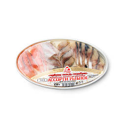 ГОРБУША СКУМБРИЯ И СЕЛЬДЬ ФИЛЕ КУСОЧКИ В МАСЛЕ ВКУСНОЕ МОРЕ 170ГР