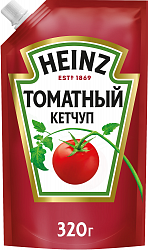КЕТЧУП ХАЙНЦ ТОМАТНЫЙ 320ГР Д/П