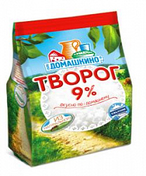 БЗМЖ ТВОРОГ СЕЛО ДОМАШКИНО 9% 180ГР СТАБИЛОБЭГ