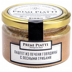ПАШТЕТ ИЗ ПЕЧЕНИ ГОВЯДИНЫ С ЛЕСНЫМИ ГРИБАМИ 180 ГР