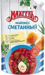 МАЙОНЕЗ МАХЕЕВ СМЕТАННЫЙ 50,5% 800МЛ ДП