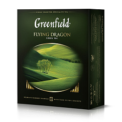 ГРИНФИЛД ФЛАИНГ ДРАГОН (2ГX100) ЧАЙ ПАК.ЗЕЛ.