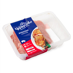 ЭСКАЛОП СВИНОЙ ОХЛ ЛОТОК ЗА ШТ 0.5КГ (КАРБОНАД)