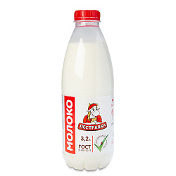 БЗМЖ МОЛОКО ПЕСТРАВКА 3,2% 0,955Л ПЭТ