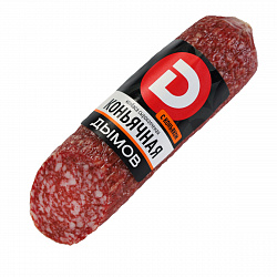 КОЛБАСА КОНЬЯЧНАЯ ДЫМОВ С/К В/У 230ГР