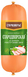 КОЛБАСА ВАРЕНАЯ СТАРОДВОРЬЕ СТАРОДВОРСКАЯ СО ШПИКОМ /ВЕС