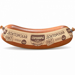 КОЛБАСА ВАРЕНАЯ ДОКТОРСКАЯ ДУГУШКА ГОСТ СТАРОДВОРЬЕ /ВЕС
