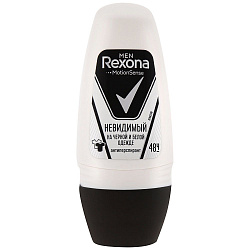 ДЕЗОДОРАНТ АНТИПЕРСПИРАНТ ШАРИКОВЫЙ REXONA MEN  НЕВИДИМЫЙ  50МЛ.