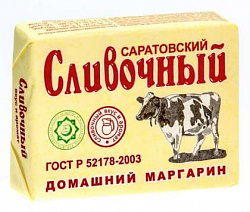 ЗМЖ МАРГАРИН САРАТОВСКИЙ ДОМАШНИЙ 250ГР ПЕРГ