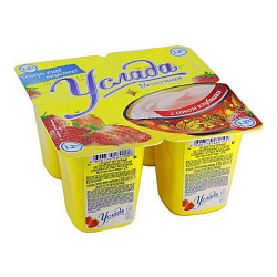 БЗМЖ ЙОГУРТ УСЛАДА КЛУБНИКА 1,2% 95ГР