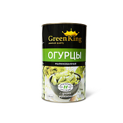 ОГУРЦЫ МАРИНОВАННЫЕ 9-12СМ ГРИН КИНГ 4250МЛ Ж/Б