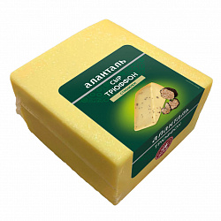 БЗМЖ СЫР АЛАНТАЛЬ С ТРЮФЕЛЕМ ТРЮФФОН 45% КВАДРАТ /ВЕС