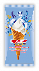 БЗМЖ МОРОЖЕНОЕ НЧ НА СЛИВКАХ РОЖОК С ШОК ГЛ 80ГР