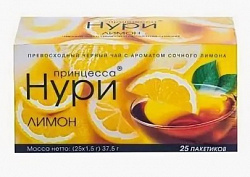 ЧАЙ ПРИНЦЕССА НУРИ ЛИМОН 25П*2ГР