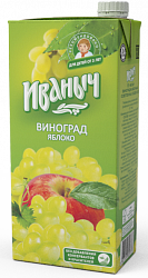 НЕКТАР ИВАНЫЧ 0,95Л ЯБЛОКО/ВИНОГРАД Т/П НЕКТАР ИВАНЫЧ 0,95Л ЯБЛОКО/ВИНОГРАД Т/П