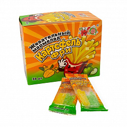 МАРМЕЛАД ЖЕВАТЕЛЬНЫЙ КАРТОШКА ФРИ 15Г 1 УПАК.