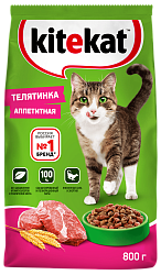 КОРМ КИТЕКЭТ АППЕТИТ ТЕЛЯТИНА ПАК 800ГР