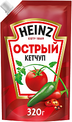 КЕТЧУП ХАЙНЦ ОСТРЫЙ 320ГР Д/П