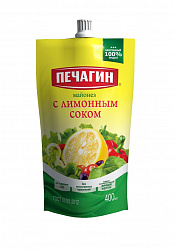 МАЙОНЕЗ ПЕЧАГИН C ЛИМОННЫМ СОКОМ 50% 400МЛ ДПДЗ