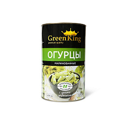ОГУРЦЫ МАРИНОВАННЫЕ 9-12СМ ГРИН КИНГ 4250МЛ Ж/Б