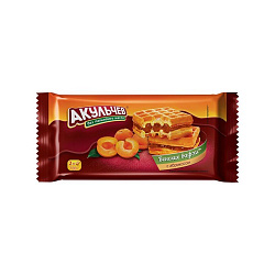 ВАФЛИ ВЕНСКИЕ С АБРИКОСОМ АКУЛЬЧЕВ 100ГР