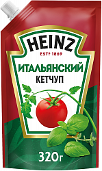 КЕТЧУП ХАЙНЦ ИТАЛЬЯНСКИЙ 320ГР Д/П