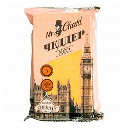 БЗМЖ СЫР ЧЕДДЕР RED 50% 3 МЕС ВЫД 200ГР