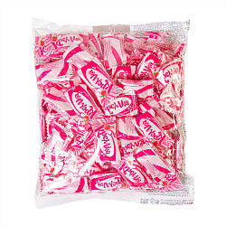 КАРАМЕЛЬ КРЕМКА СО ВКУСОМ КЛУБНИКИ И СЛИВОК 500ГР