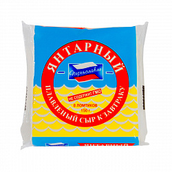 СЫР ПЛАВЛЕНЫЙ ЯНТАРНЫЙ ТОСТ ПЕРЕЯСЛАВЛЬ 25% 150ГР