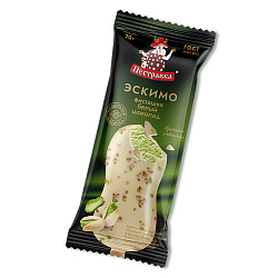 БЗМЖ МОРОЖЕНОЕ ПЕСТРАВКА ЭСКИМО ПЛ ФИСТАШКА В БЕЛ ГЛ С ФИСТАШКОЙ 2% 70ГР БЗМЖ МОРОЖЕНОЕ ПЕСТРАВКА ЭСКИМО ПЛ ФИСТАШКА В БЕЛ ГЛ С ФИСТАШКОЙ 2% 70ГР
