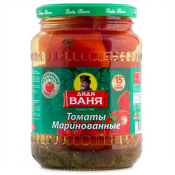 ТОМАТЫ ДЯДЯ ВАНЯ МАРИНОВАННЫЕ 680ГР