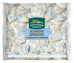 ПЕЛЬМЕНИ ДОМАШНИЕ С ГОВЯДИНОЙ И СВИНИНОЙ ЗАРЕЧЕНСКИЕ ПРОДУКТЫ 700ГР