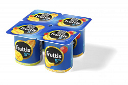 БЗМЖ ЙОГУРТ ФРУТТИС СЛИВ ЛАКОМСТВО ДЫНЯ/МАНГО/БАН/КЛУБН 5% 115ГР