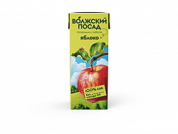 СОК ВОЛЖСКИЙ ПОСАД 0,2Л ЯБЛОКО