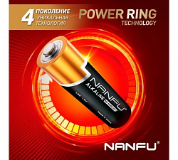 БАТАРЕЙКА NANFU ЩЕЛОЧНАЯ LR6 АА 1ШТ