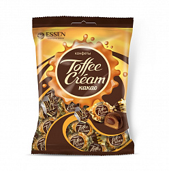 КОНФЕТЫ ЭССЕН ТОФФИ КРЕМ КАКАО 200ГР