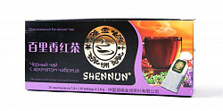 ЧАЙ ШЕННУН ЧЕРНЫЙ МЕЛКОЛИСТОВОЙ С АРОМАТОМ ЧАБРЕЦА 25*1,8ГР
