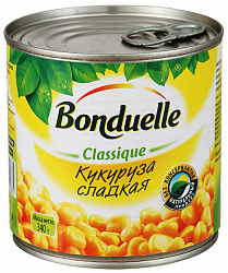КУКУРУЗА СЛАДКАЯ В ЗЕРНАХ БОНДЮЭЛЬ 425ГР Ж/Б