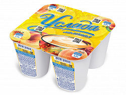 БЗМЖ ЙОГУРТ УСЛАДА ПЕРСИК МАРАКУЯ 1,2% 95ГР