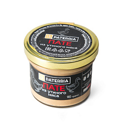 ПАТЕ ИЗ МЯСА УТИНОГО МЯСА 90ГР