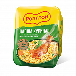 ЛАПША РОЛЛТОН КУРИЦА ПО-ДОМАШНЕМУ 90ГР