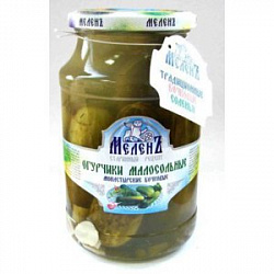 ОГУРЦЫ  МЕЛЕНЬ МОНАСТЫРСКИЕ МАЛОСОЛ/БОЧКОВЫЕ 950ГР