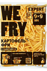 КАРТОФЕЛЬ ФРИ С ПАНИРОВКОЙ 9Х9ММ ВЕ ФРИ ЭКСПЕРТ 2,5КГ